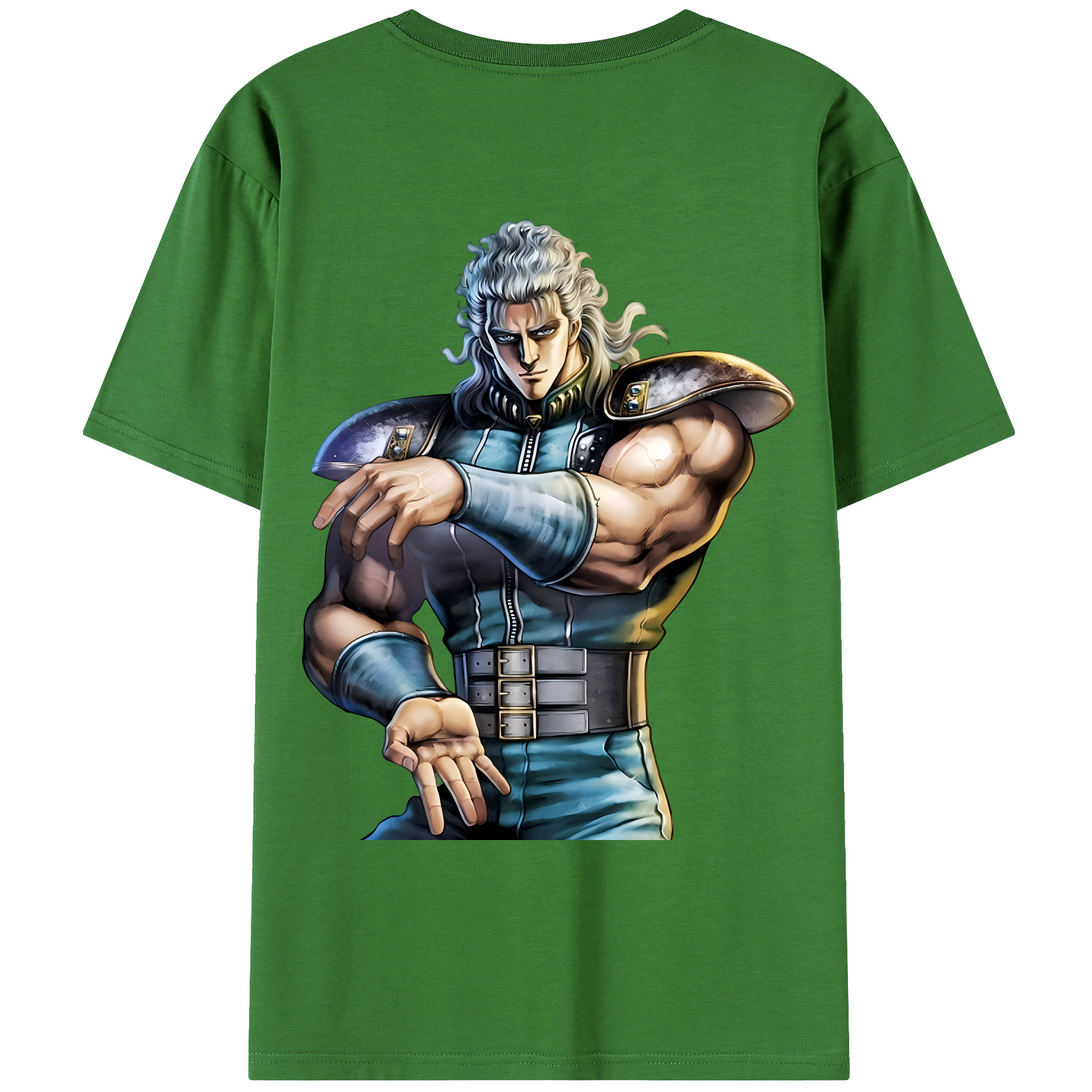 （画像用） 北斗の拳 Fist of the North Star レディース半袖Tシャツ(バックプリント)